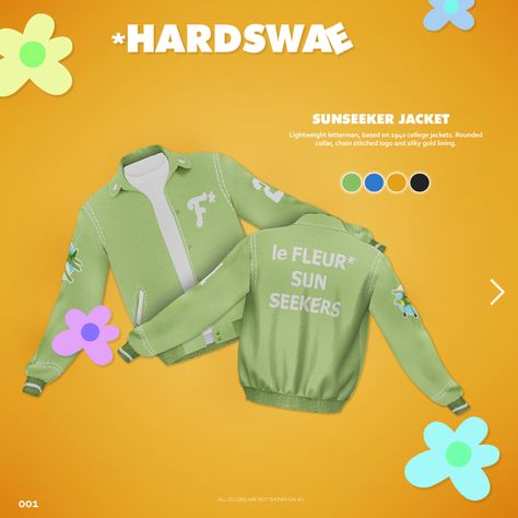 [HARDSWAE] Sunseeker Jacket ❀ | Hardswae. Apartment Tips, Cc Shopping, Urban Jacket, Sims 4 Challenges, The Sims 4 Skin, Play Sims 4, Sims 4 Mm Cc, Sims 4 Expansions, Play Sims