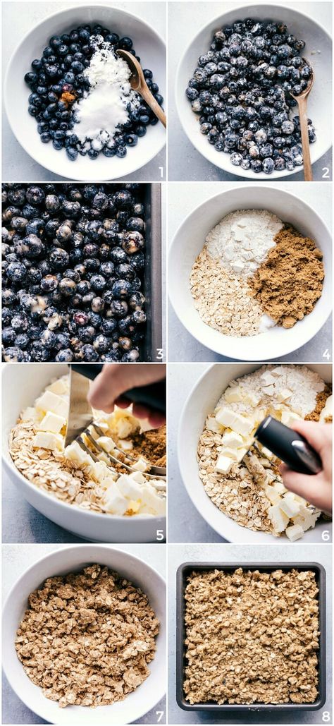 Blueberry Oatmeal Crisp, Sugared Blueberries, Oatmeal Crumble Topping, Fresh Blueberry Recipes, Oatmeal Blueberry, Blueberry Crisp Recipe, Recipe Oatmeal, Oatmeal Crisp, Blueberry Cobbler Recipes