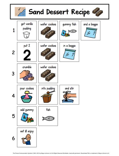 Classroom Recipes, Classroom Cooking, Functional Literacy, Preschool Cooking, Cooking Activities, Cooking In The Classroom, Classroom Schedule, Life Skills Classroom, Visual Recipes