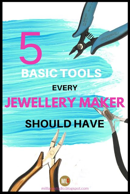 Jewelry Holder Wall, Basic Tool Kit, Jewellery Making Tools, Round Nose, Happy Jewelry, Chain Nose Pliers, Jewelry Rack, Flat Nose, Making Jewellery