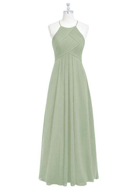 Azazie Ginger Bridesmaid Dresses | Azazie White Bridesmaid Dresses Long, Long Green Bridesmaid Dresses, Light Green Bridesmaid Dresses, Green Chiffon Dress, Bridesmaid Dresses Dusty Sage, Sage Bridesmaid Dresses, Bridesmaid Dresses Long Chiffon, Ginger Dress, Dusty Rose Bridesmaid Dresses