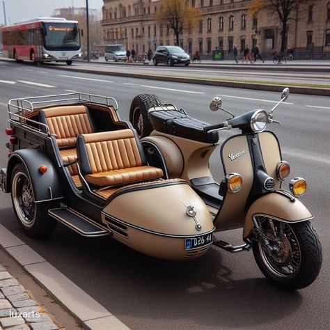 Three Wheeled Car, Italian Scooter, Retro Scooter, Tricycle Bike, Best Electric Scooter, Honda Cub, Motorcycle Sidecar, Concept Motorcycles, Vespa Scooters