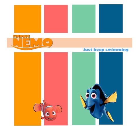 "Finding Nemo Bathroom Colors" by totallytrue ❤ liked on Polyvore featuring interior, interiors, interior design, home, home decor, interior decorating and bathroom Finding Nemo Bathroom, Nemo Bathroom, Finding Nemo Nursery, Nemo Nursery, Bathroom Printables Free, Nemo Birthday Party, Disney Bathroom, Girl Bathrooms, Bathroom Printables