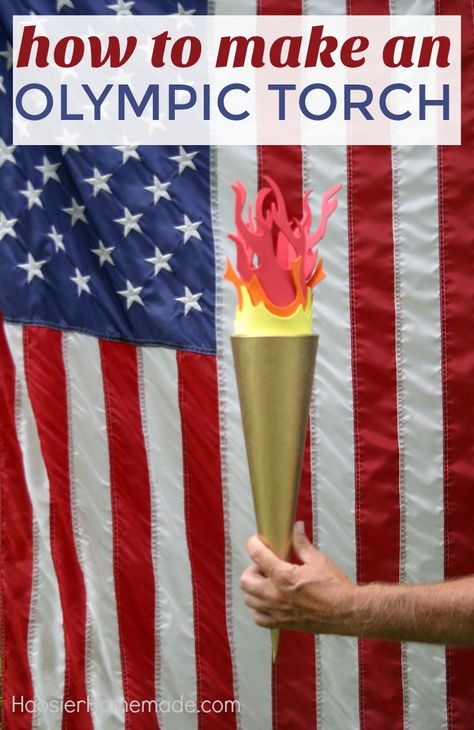 Olympic Torch Craft, Vbs Olympics, Office Olympics, Olympics Decorations, Olympic Theme Party, Olympic Games For Kids, Olympic Idea, Kids Olympics, Olympic Crafts