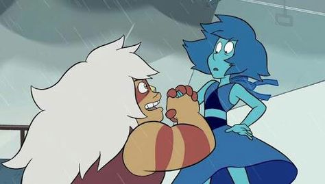 Lapis and Jasper - Steven Universo Lapis X Jasper, Jasper X Lapis, Jasper And Lapis, Steven Universe Funny, Crystal Gems, Steven Universe, My Baby, Lapis Lazuli, Universe