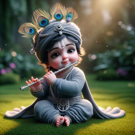 Baby Radha Krishna Images, Kanha Ji Images, Recipe Wallpaper, Little Kanha Ji Images, Bee Pictures, Elephant Illustration, Happy Navratri Images, Cute Easy Doodles, Hindu Statues