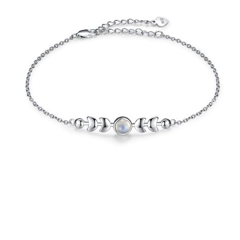 PRICES MAY VARY. Moonstone bracelet: It’s believed that the moonstone has the mysterious power to calm someone down and being peaceful by wearing the jewelry made of this gem. It represents peaceful, calmness for its wearers. Moonstone is transparent. When light shines on the moonstone, it will show a light blue light, making you more charming and elegant. Moon phase bracelet: The rich pair composed of new moon, full moon and waning moon represents three important stages in the life cycle of wom Moon Phase Bracelet, Moon Phases Bracelet, New Moon Full Moon, Waning Moon, Jewelry For Mom, Moon Full, Mom Friends, Moon Bracelet, Birthday Bracelet