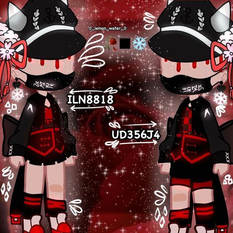 Turbo~Dino on Instagram: “Today’s theme is 🔝⬆️🥀◼️❄️ This was a theme from @itznot_levi Thank you for the theme hope you like it✨💕 If you have any theme that you…” Gacha Club Outfit Matching, Gacha Club Matching Outfits, Gotcha Outfits, Matching Twins Outfits, Vampire Clothes, Gacha Clothes, Gacha Outfit, Twin Outfits, Club Outfit Ideas