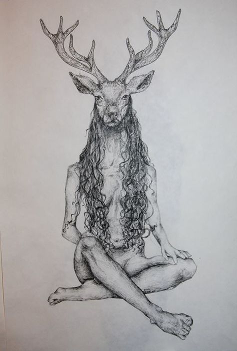 The Deer Woman A3 with pen by Misia's Art. More @ http://misiasart.deviantart.com/gallery and @ https://www.instagram.com/misiasart #misiasart #deer #tattoo #art #forsale #honr #skull #skeleton #bone #lineart #linework #dotart #dotwork #body #magic #witch #dark #design #illustration #ink #pen #pencil #occult #vampire #horror #creature #monster Deer Woman, Deer Skull Art, Sailor Jerry Tattoos, Deer Art, Illustration Art Drawing, Sketch Inspiration, Woman Drawing, Art Anime, Art Challenge