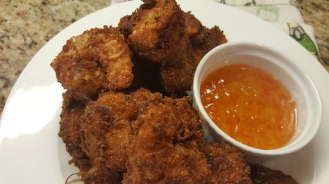 Orange Marmalade Sauce Coconut Shrimp, Shrimp Dip, Food Network Star, Orange Marmalade, Large Shrimp, Fried Shrimp, Coconut Shrimp, Sea Food, Foodie Recipes