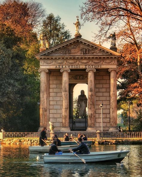 DarkClassicWithin — ekin-de: Tempio di Esculapio, Villa Borghese,... Villa Borghese Rome, Rome Aesthetic, Villa Borghese, Online Puzzles, Jigsaw Puzzles Online, Artist Websites, Rome Italy, Artist Names, Dark Academia