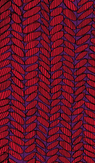 African Textiles Patterns, African Pattern Design, Leaf Drawing, Fashion Designing, African Textiles, Red And Purple, Affordable Art Prints, African Pattern, Pattern Play