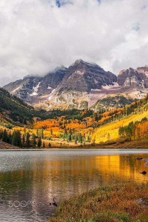 Maroon Bells Aspen Colorado in Fall by Sue Cosens Photography #fall #autumn #colorado #visitcolorado #usa #visittheusa Colorado In Fall, Maroon Bells Colorado, Colorado Fall, Colorado Photography, Maroon Bells, Hunting Camp, Colorado Hiking, Fairy Queen, Aspen Colorado