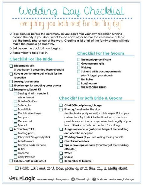 Wedding List | Click Wedding day check list for the printable version. Bride Checklist, Day Checklist, Wedding Day Checklist, Wedding Photography Checklist, Wedding Planning Timeline, Wedding List, Wedding Day Timeline, Planning Checklist, Wedding Planning Checklist