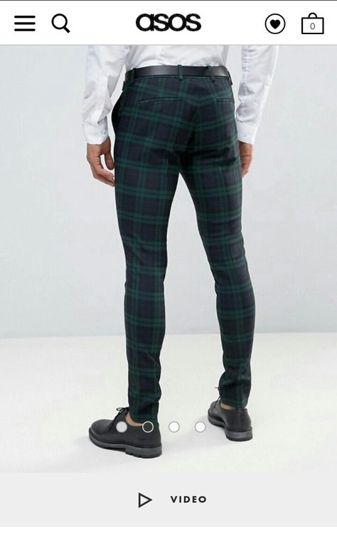 Tartan Pants, Mens Fashion Blog, Pant Trends, Checked Trousers, Clothing Pants, Vintage Clothing Men, Pants Dress, Plaid Pants, Fashion Wear