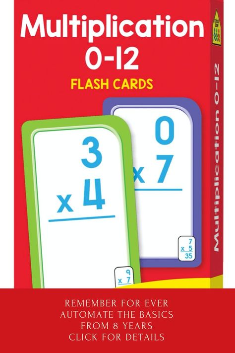 Only $2.99 Age 8+, 3rd Grade Click for details  #Education#math#3rd Grade#Multiplication Multiplication Flash Cards, Math Flash Cards, Multiplication Flashcards, Fun Educational Games, Multiplication Games, School Zone, Math Multiplication, Online Teachers, Educational Games For Kids