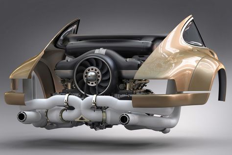 Porsche Engine, Carros Porsche, Singer Porsche, Singer Vehicle Design, Williams F1, New Porsche, Automotive Engineering, Porsche 964, Vw Porsche