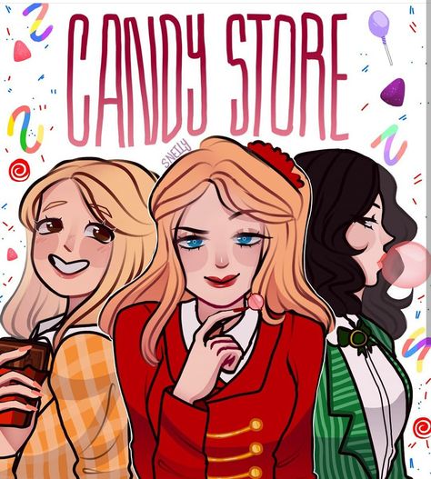 Shut up heather>>>soRRY HEATHER Heathers Candy Store Fanart, Heathers Candy Store, Heathers Drawing, Heather Musical, Big Fun Heathers, Heathers Fanart, Heathers Fan Art, Shut Up Heather, Heathers Musical