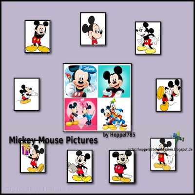 Hoppel785: Mickey Mouse pictures • Sims 4 Downloads Mickey Mouse Decorations, Mouse Paint, Mouse Pictures, Sims 4 Bedroom, Sims 4 Clutter, Mickey Mouse Pictures, Decor Posters, Sims 4 Downloads, Los Sims