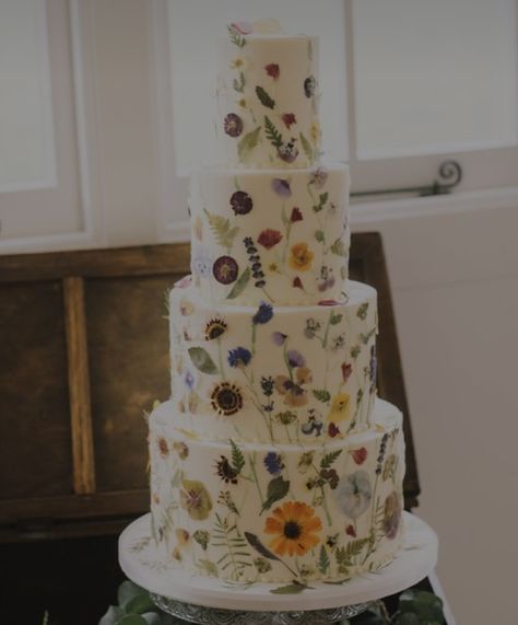 Garden Inspired Wedding, Summer Wedding Cakes, Festival Bride, Floral Wedding Cakes, Walled Garden, Wedding Cake Inspiration, Wildflower Wedding, Tiered Wedding Cake, Wedding Cake Designs