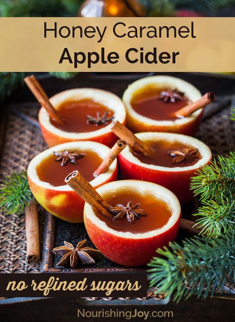 Hot Apple Cider Spiked, Apple Cider Recipe, Honey Caramel, Homemade Apple Cider, Apple Cider Caramels, Cider Recipe, Hot Cider, Hot Apple Cider, Snacks Für Party