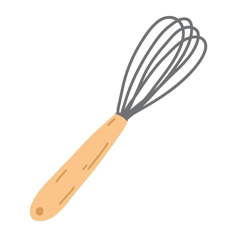 Whisk Illustration, Kitchen Tools Drawing, Vector Kitchen, Kitchen Whisk, Paper Dolls Clothing, Beautiful Logos Design, Vector Food, Make Your Logo, Beautiful Logos