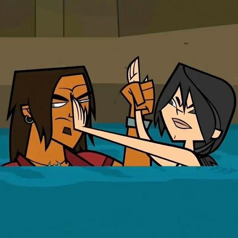 Aleheather Matching Icons, Total Drama Heather And Alejandro, Alejandro X Heather, Aleheather Fanart, Alejandro And Heather, Heather Aesthetic, Drama Total, Drama Island, Drama Funny