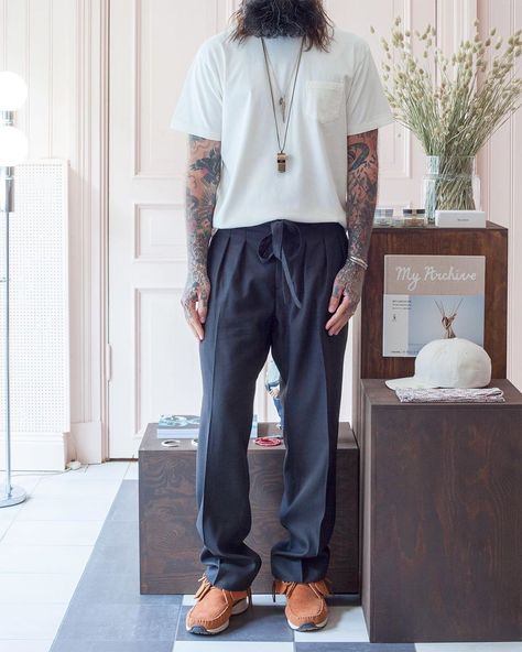 Visvim Style, Visvim Fbt, Visvim Shoes, Hakama Pants, Friend Outfits, S B, Style Change, Mens Fashion Summer, Bank Account