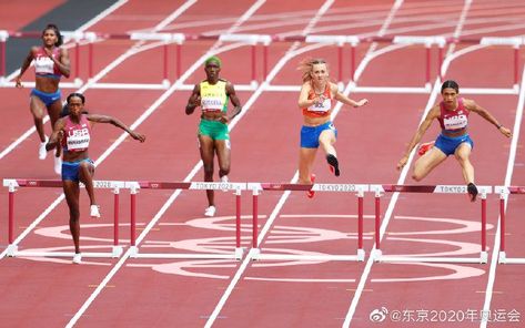 Tokyo Olympics Women's 400m Hurdles Final Sidney McLaughlin 51.46 (new world record) Delina Mohamed 51.58 seconds (personal best result) Femco Boll 52.03 Sidney Mclaughlin, Sydney Mclaughlin, 400m Hurdles, 400m, Tokyo Olympics, World Record, National Championship, World Records, New World