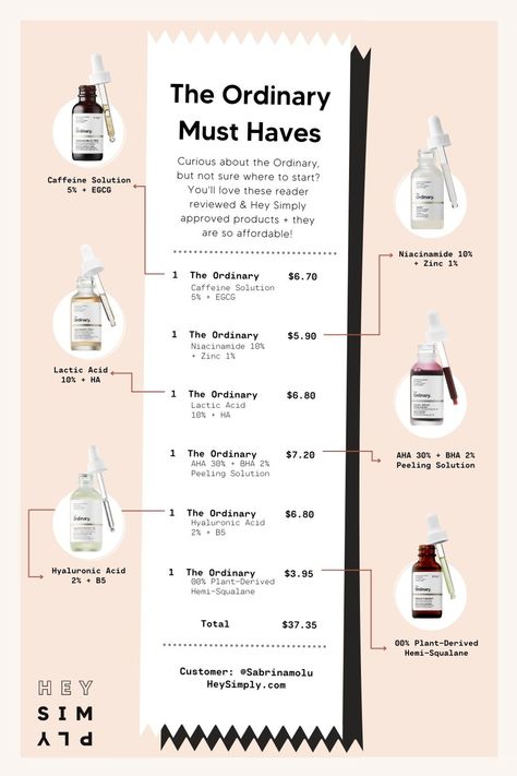 When the Ordinary first appeared on the market many people didn’t know what to make of the product line. For the first time, highly sought-after ingredients were available at an affordable price point and it won the hearts of skincare junkies everywhere.  The problem? Overwhelming access to dozens of products that we want to try without knowing where to start. We did the work for you (you’re welcome) here is your comprehensive guide to The Ordinary product reviews that we think are worth trying. The Ordinary Skincare Guide Acne And Oily Skin, The Ordaniry Skincare, The Ordinary Fake Vs Original, The Ordinary Skincare Routine Order, How To Use The Ordinary Skincare, Skincare Products For Normal Skin, The Ordinary Must Haves, Ingredients For Dry Skin, The Ordinary Skincare Guide