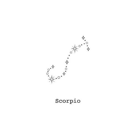 Scorpio Star Constellation Tattoo, Scorpio Star Constellation, Star Constellation Tattoo, Scorpio Constellation Tattoos, Constellation Scorpio, Scorpio Constellation, Scorpio Star, Animal Tattoo Ideas, Bestie Tattoo