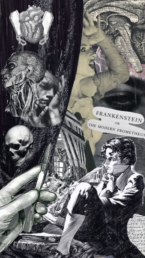 #frankenstein Frankenstein Novel Art, Frankenstein Aesthetic Wallpaper, Frankenstein Wallpaper Iphone, Frankenstein Collage, Villa Diodati, Frankenstein Aesthetic, Frankenstein Wallpaper, Frankenstein Book, The Modern Prometheus