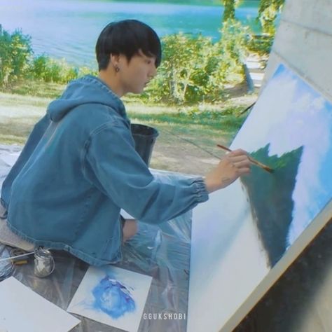 BTS JUNGKOOK ⁷ on Instagram: “jungkook is such a talented artist omg his painting is so beautiful 🥺 • • 🧸leave a like 🤍follow me for more @ggukshobi ___________________…” Jungkook Sassy, Jungkook Painting, So Beautiful, Bts Jungkook, Follow Me, Bts, On Instagram, Quick Saves, Instagram