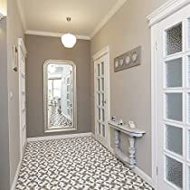 Check this out! Vinyl Tile Flooring Bathroom, Tile Floor Diy, Vinyl Flooring Bathroom, Retro Tiles, Peel And Stick Floor, Luxury Vinyl Tile Flooring, Vinyl Floor Tiles, Radiant Floor Heating, Home Basics