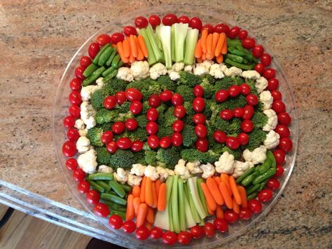 New Years Veggie Tray - not wanting a boring veggie tray, we arranged our veggies in a more festive manner to help celebrate the new year. New Year’s Eve Veggie Tray, Veggie Tray For Graduation Party, New Years Eve Veggie Tray, New Years Veggie Tray, Grad Party Veggie Tray, Nye Veggie Tray, New Years Fruit Platter, Graduation Veggie Tray Ideas, Fun Veggie Tray Ideas