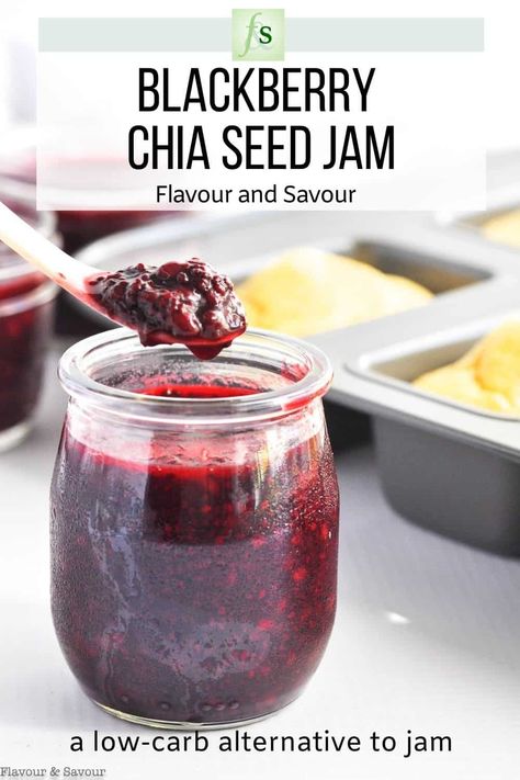 Monkfruit Sweetener, What Is Healthy Food, Chia Seed Jam, Seed Recipes, Blackberry Recipes, Carb Alternatives, Healthy Food Guide, Keto Vegan, Blackberry Jam