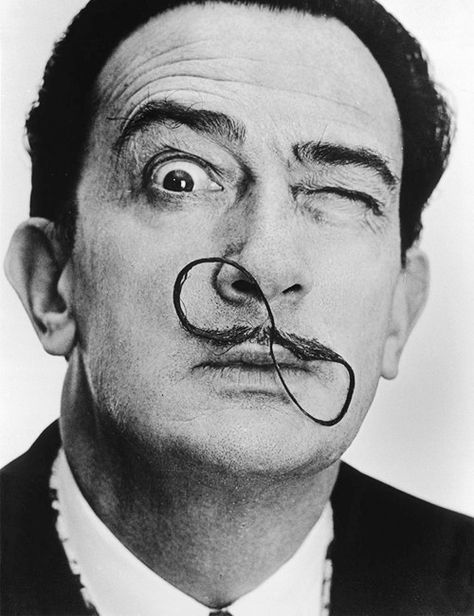 HAPPY BIRTHDAY SALVADOR DALİ!! _ Salvador Domingo Felipe Jacinto Dalí i Domènech, kısaca Salvador Dalí (d. 11 Mayıs 1904 – ö. 23 Ocak 1989), Katalan sürrealist ressam. __ Salvador Domingo Felipe Jacinto Dalí i Domènech, 1st Marqués de Dalí de Pubol (May 11, 1904 – January 23, 1989), known as Salvador Dalí (/ˈdɑːli/;[1] Catalan: [səɫβəˈðo ðəˈɫi]), was a prominent Spanish surrealist painter born in Figueres, Catalonia, Spain. Philippe Halsman, Max Ernst, Moustaches, Joan Miro, Foto Vintage, Salvador Dali, 인물 사진, Famous Faces, White Photo