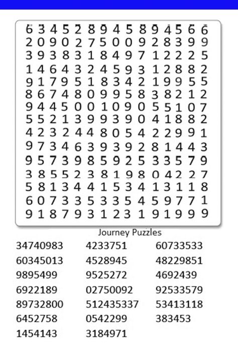 Enjoy this number search puzzle book for adults. This number search puzzle book Number Search Puzzles Free Printable, Number Search Puzzles, Wordsearches For Adults, Word Search Puzzles For Adults, Paper Activities, Mental Maths Worksheets, Number Search, Spanish Numbers, Number Puzzle