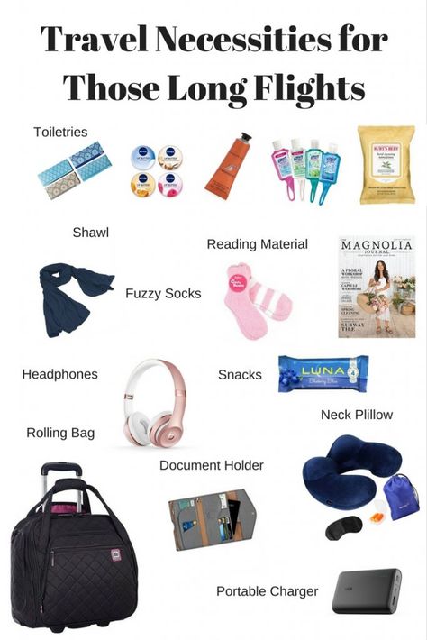 Flight Airplane, Carry On Essentials, Travel Packing Checklist, Travel Outfit Plane, Travel Bag Essentials, Road Trip Packing, Travel Trailer Remodel, Long Flight, Travel Necessities