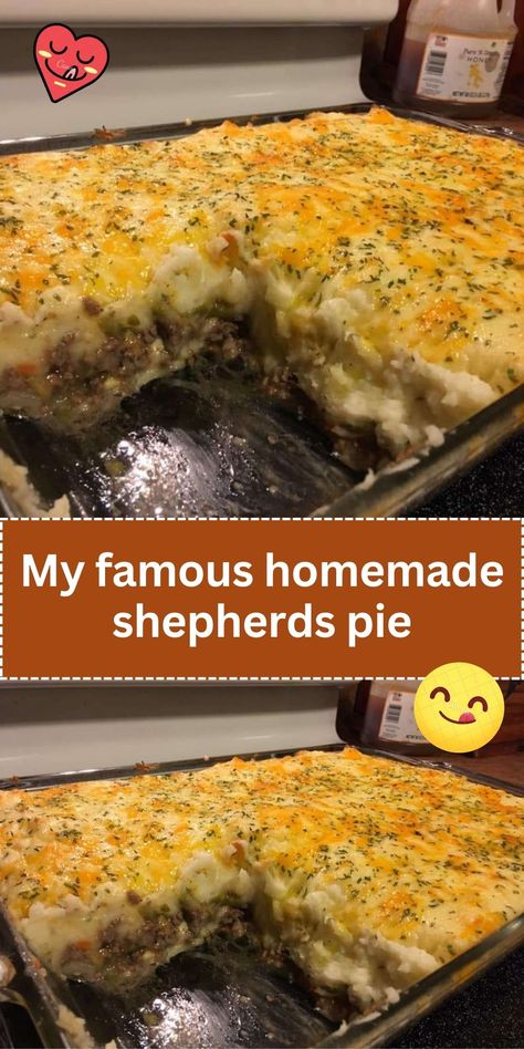 Savor the comfort of my famous homemade Shepherd's Pie. A hearty, classic dish that's sure to warm your heart and satisfy your hunger. Homemade Shepherds Pie, Homemade Shepherd's Pie, Best Shepherds Pie Recipe, Shepards Pie Recipe, Shepherd Pie, Shepard S Pie, Easy Shepherds Pie, Dinner Board, Shepards Pie