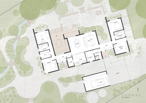 Owl Woods Passive House - Contemporary - Other - by Talina Edwards Architecture | Houzz AU Passive House Floor Plans, Passive House Architecture, Driveway Paving Stones, Bush Cabin, House In Australia, Multigenerational House, House Contemporary, Building Renovation, Biophilic Design