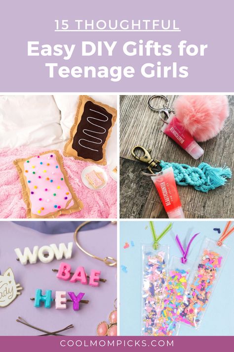 Diy Teen Girl Gifts, Diy Gifts Unique, Diy Gifts For Teenage Girl, Diy Gifts For Daughter, Bday Diy Gifts, Easy Paper Crafts Diy Gifts, Sewing Gifts For Girls, Bday Gifts Ideas, Diy Gifts For Teens