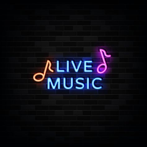 Neon Fashion, Karaoke, Live Music, Graphic Resources, Neon Signs, Neon, Signs, Music