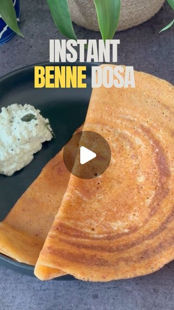 Besan Dosa Recipe, Easy Besan Recipe, Benne Dosa, Instant Dosa Recipe, Plain Dosa, Wholesome Breakfast, Idli Dosa, Mixer Recipes, Quick Dishes