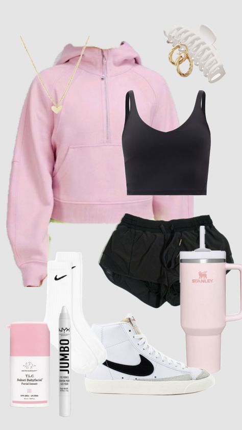 #fit #fitinspo #outfitinspo #scuba #lululemon Scuba Lululemon, Preppy Lululemon, Lululemon Outfit, Lululemon Outfits, Preppy Summer Outfits, Lululemon Scuba, Casual Preppy Outfits, Trendy Outfits For Teens, Cute Lazy Day Outfits