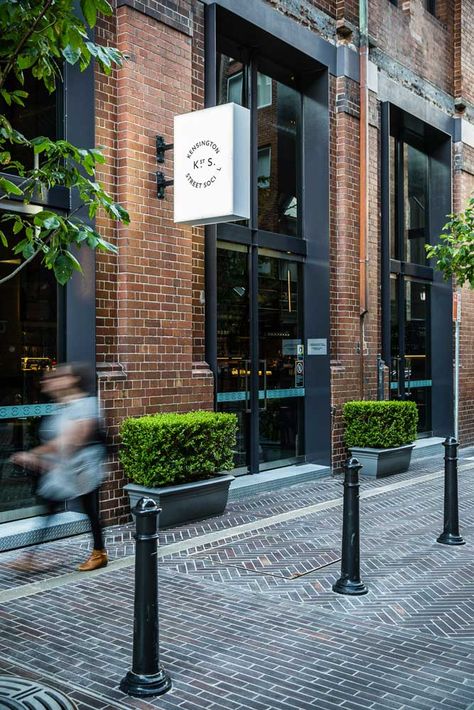 Kensington Street by Turf Design Studio and Jeppe Aagaard Andersen « Landscape Architecture Platform | Landezine Turf Design, Villa Architecture, Urban Garden Design, Retail Facade, Retail Architecture, Storefront Design, Sydney Restaurants, Plans Architecture, Modern Landscape Design