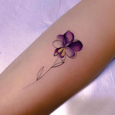 February Birth Flowers Violet 1 February Flowers Tattoo, Violet Stem Tattoo, Flower Tattoos February, Violet Flower Tattoo With Name In Stem, Birth Flower Tattoos Violet, Birth Flower Tattoos February, Single Violet Flower Tattoo, Violet Flower Tattoo February, Violet And Rose Flower Tattoo