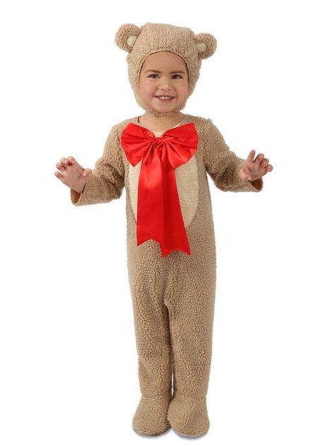 Toddler Cuddly Teddy Bear Costume #Cuddly, #spon, #Affiliate, #Costume, #Teddy #Sponsored Toddlers Halloween Costumes, Teddy Outfit, Teddy Bear Costume, Diy Teddy Bear, Hooded Jumpsuit, Halloween Princess, Costumes College, Bear Halloween, Dance Costume Ideas