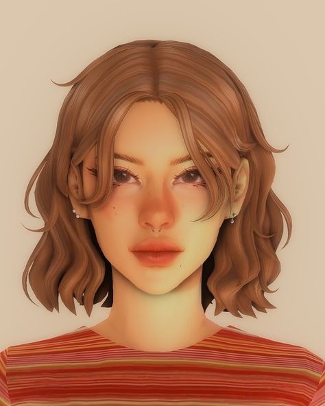 Shoulder Length Hair Sims 4 Cc, Sims 4 Mods Short Hair, Sims 4 Cc Wavy Hair With Bangs, Short Wavy Hair Sims 4 Cc, Sims4 Short Hair Cc, Sims 4 Short Wavy Hair, Sims Wolfcut Cc, Sims 4 Cc Straight Hair With Bangs, Sims 4 Cc Hair Wolfcut