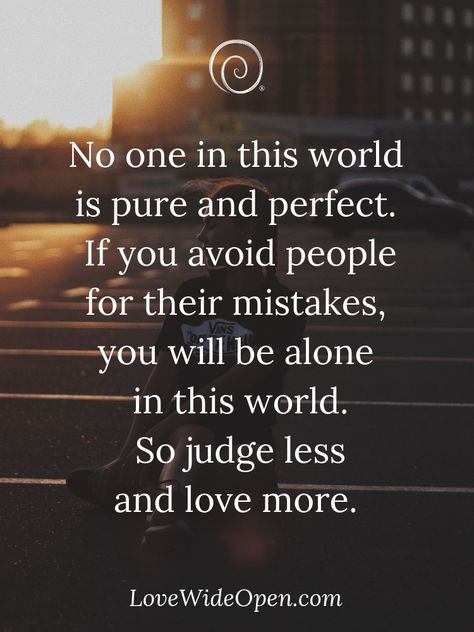 #qotd #quotes #judgement #learning #inpiration #motivation #lovewideopen Judgement Quotes, Mistake Quotes, Development Quotes, Judging Others, Simple Love Quotes, Love More, Real Talk Quotes, People Quotes, Words Of Encouragement